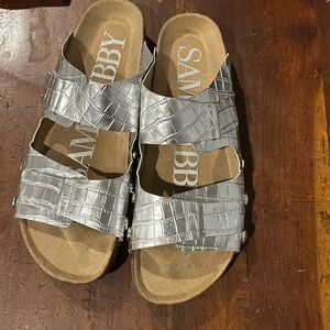 Sam & Libby size 11 silver studded sandal
